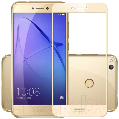 Защитное стекло для телефона Case Full Screen для Huawei P8 Lite 2017 (золото)
