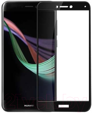 Защитное стекло для телефона Case Full Screen для Huawei P8 Lite 2017 (черный)