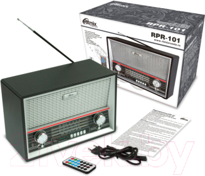 Радиоприемник Ritmix RPR-101 (черный)