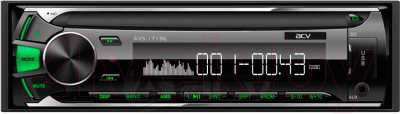 Автомагнитола ACV AVS-1713G (зеленый)