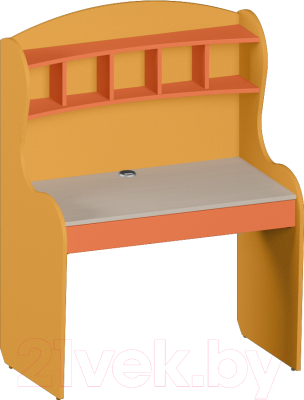 Письменный стол Softform Миа (с надставкой,тыквенный/оранжевый)