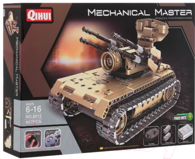 Радиоуправляемая игрушка Qihui Конструктор. Зенитный танк / 8012
