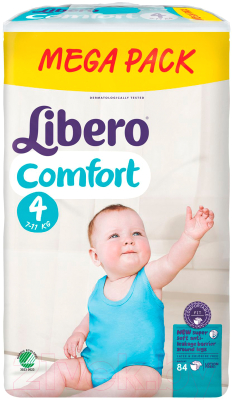 Подгузники детские Libero Comfort 4 Maxi (84шт)