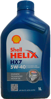 Моторное масло Shell Helix HX7 5W40 (1л)