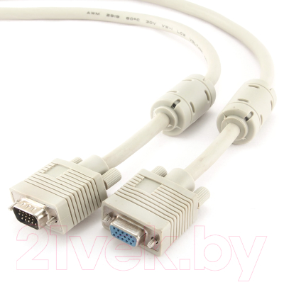 Удлинитель кабеля Cablexpert VGA Premium CC-PPVGAX-5M (5м)