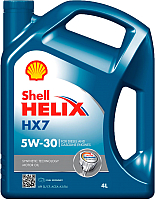 Моторное масло Shell Helix HX7 5W30 (4л) - 