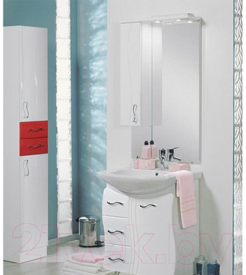 Шкаф с зеркалом для ванной Акватон Дионис М (1A008002DS01L)