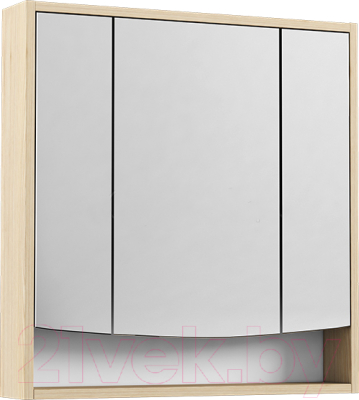 Шкаф с зеркалом для ванной Акватон Инфинити 76 (1A192102IFSC0)