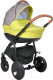 Миниатюра изображения товара Детская универсальная коляска Tutis Zippy Orbit 3 в 1 (темно-серый/лайм/белый)