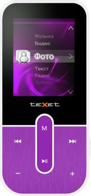 MP3-плеер Texet T-50 (4Gb Purple) - общий вид