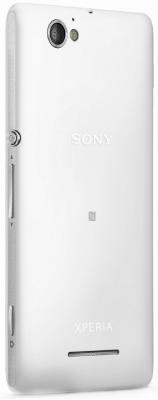 Смартфон Sony Xperia M / C1905 (белый) - задняя панель