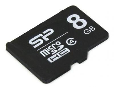 Карта памяти Silicon Power microSDHC (Class 4) 8 Gb (SP008GBSTH004V10-SP) - общий вид