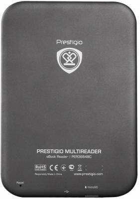 Электронная книга Prestigio PER3664BC - вид сзади 