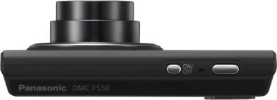 Компактный фотоаппарат Panasonic Lumix DMC-FS50EE-K - вид сверху