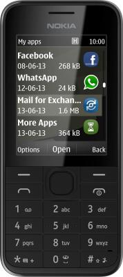 Мобильный телефон Nokia 208 (Black) - общий вид