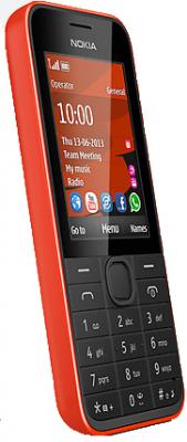 Мобильный телефон Nokia 208 (Red) - вид сбоку