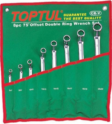 Набор ключей Toptul GAAA0810 (8 предметов) - общий вид