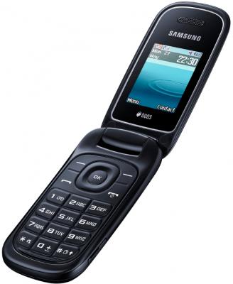 Мобильный телефон Samsung E1272 (черный) - общий вид