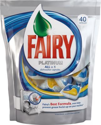 Капсулы для посудомоечных машин Fairy Platinum All in One (40шт) - общий вид