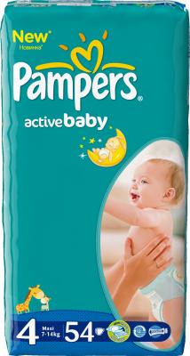 Подгузники детские Pampers Active Baby 4 Maxi Value Pack (54шт) - общий вид