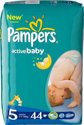 Подгузники детские Pampers Active Baby 5 Junior Value Pack (44шт, 11-25 кг) - общий вид