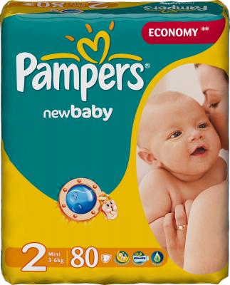 Подгузники детские Pampers New Baby 2 Mini Value Pack (80шт) - общий вид