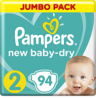 Подгузники детские Pampers New Baby-Dry 2 (94шт) - 