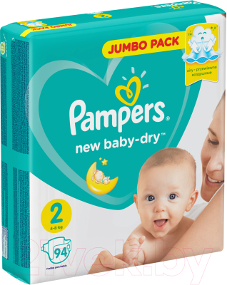 Подгузники детские Pampers New Baby-Dry 2 (94шт)