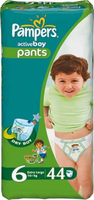 Подгузники-трусики детские Pampers Active Boy 6 Extra Large (44шт) - общий вид