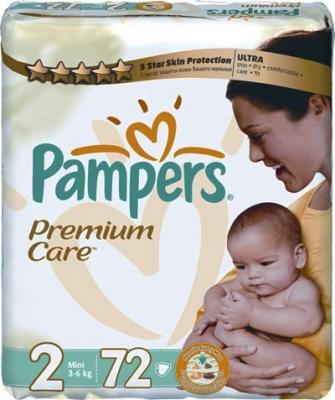 Подгузники детские Pampers Premium Care 2 Mini Value Pack (72шт) - общий вид