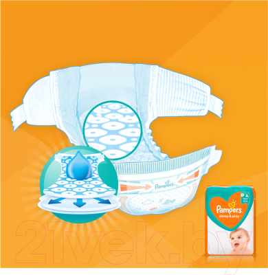 Подгузники детские Pampers Sleep&Play 5 Junior Giant Pack (74шт)