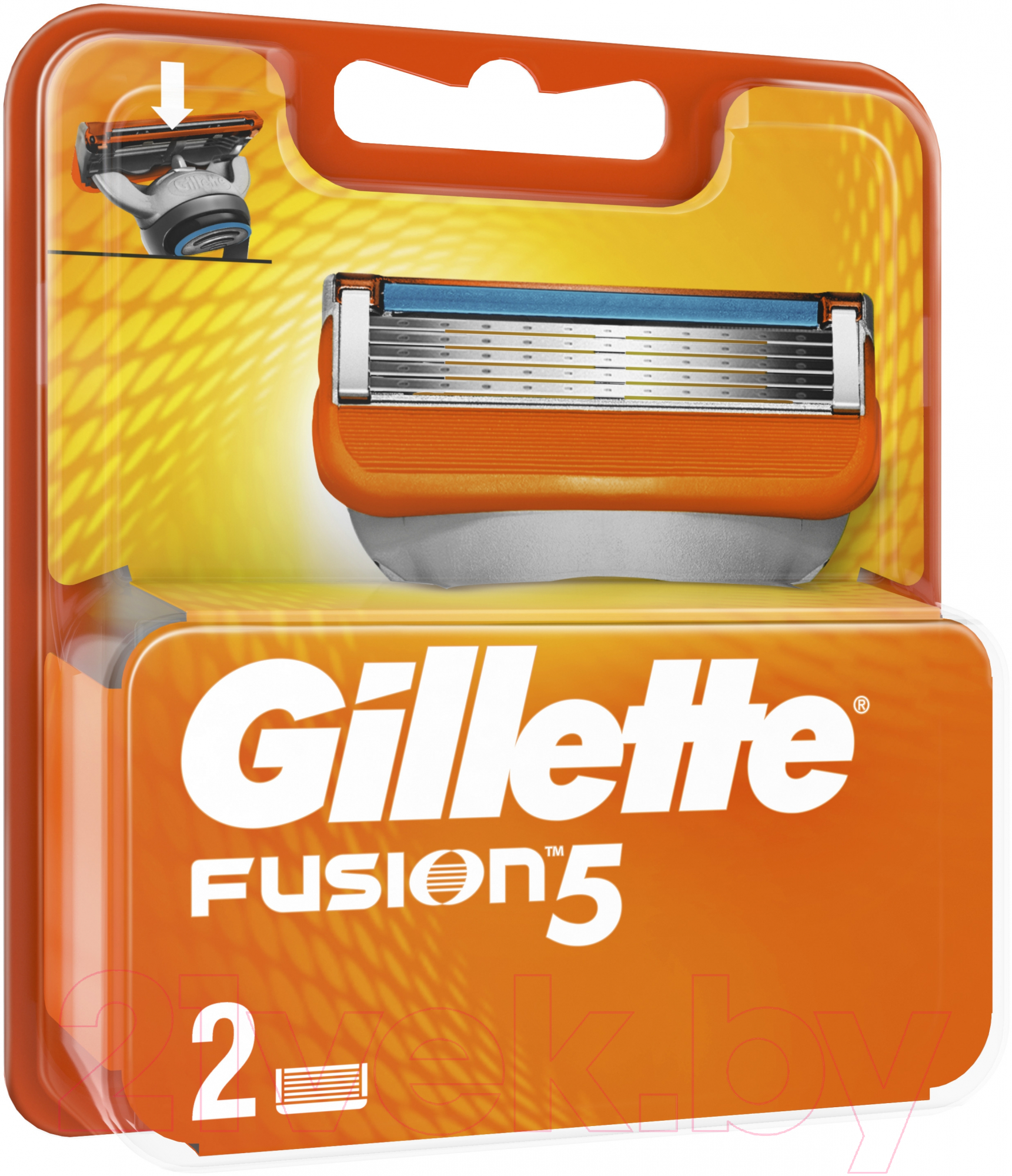 Набор сменных кассет Gillette Fusion (2шт)