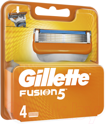 Набор сменных кассет Gillette Fusion (4шт)