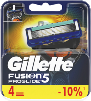 Набор сменных кассет Gillette Fusion ProGlide Power (4шт) - 