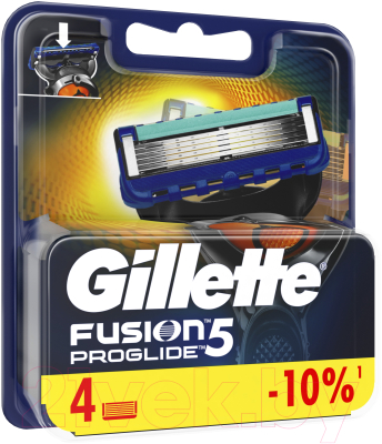 Набор сменных кассет Gillette Fusion ProGlide Power (4шт)