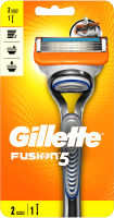 Бритвенный станок Gillette Fusion (+ 2 кассеты) - 