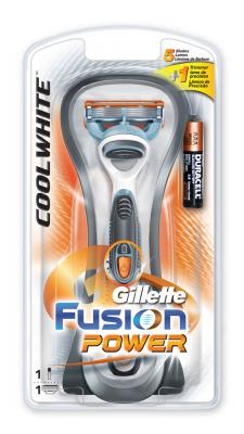 Бритвенный станок Gillette Fusion Power CoolWhite (+ 1 кассета) - общий вид