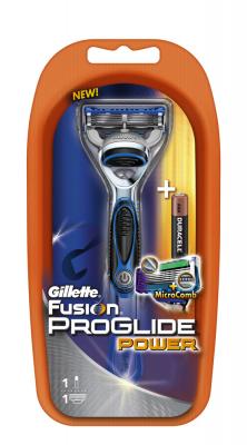 Бритвенный станок Gillette Fusion ProGlide Power (+ 1 кассета) - общий вид