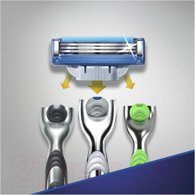 Набор сменных кассет Gillette Mach3 Turbo (4шт)