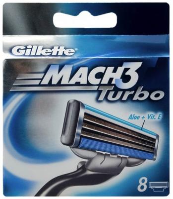 Набор сменных кассет Gillette Mach3 Turbo Алоэ (8шт) - общий вид