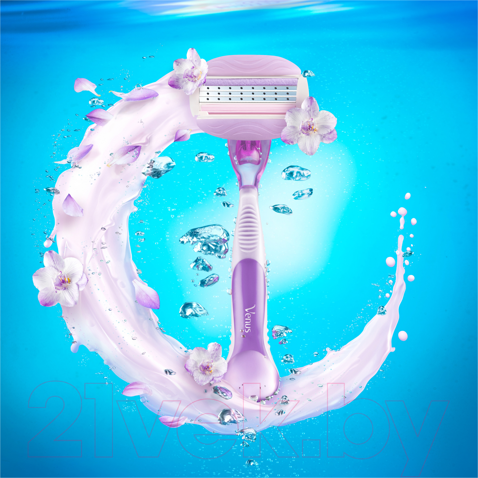 Набор сменных кассет Gillette Venus Breeze (с гелем, 4шт)