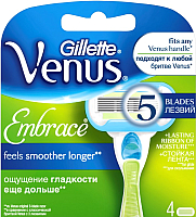 Набор сменных кассет Gillette Venus Embrace (4шт) - 