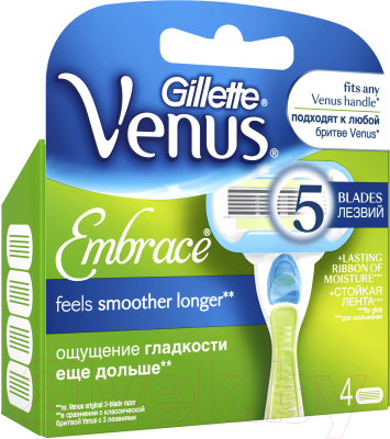 Набор сменных кассет Gillette Venus Embrace (4шт)