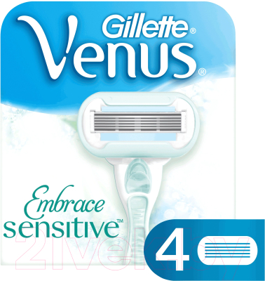 Набор сменных кассет Gillette Venus Proskin (для чувствительной кожи, 4шт)