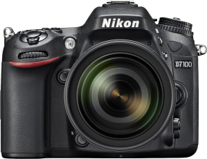 Зеркальный фотоаппарат Nikon D7100 Kit (16-85mm VR) - вид спереди