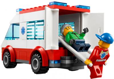 Конструктор Lego City Набор для начинающих (60023) - скорая помощь