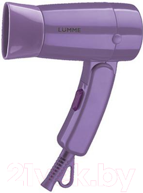 Компактный фен Lumme LU-1040 (фиолетовый турмалин)