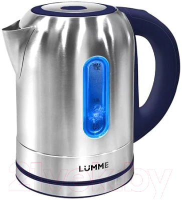 Электрочайник Lumme LU-211 (металлик/темно-синий)