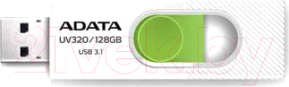 Usb flash накопитель A-data DashDrive UV320 32GB White/Green (AUV320-32G-RWHGN)