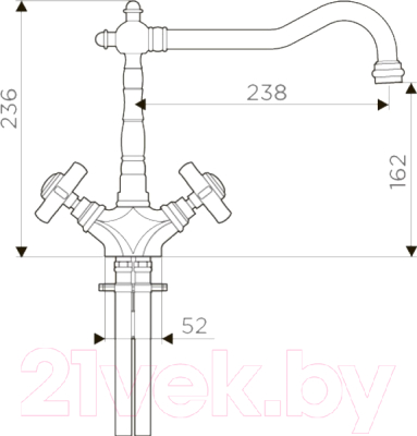 Смеситель Omoikiri Tokigawa-AB (4994257)